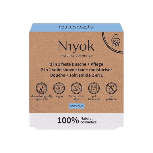 Limpiador corporal con loción Sensitive Niyok 80 g