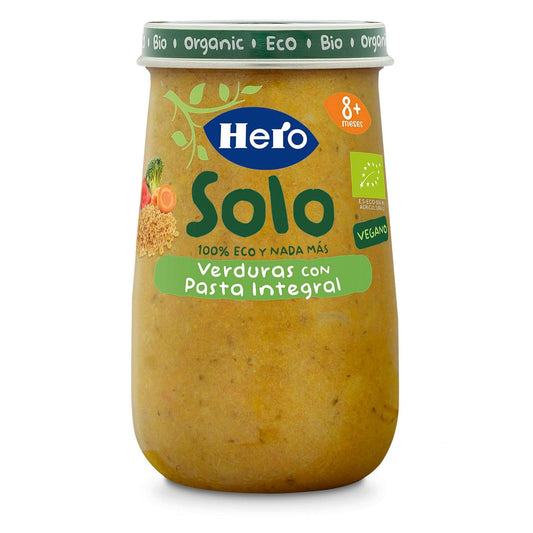 Tarrito Verdura Pasta Integral ECO Hero Baby 190g