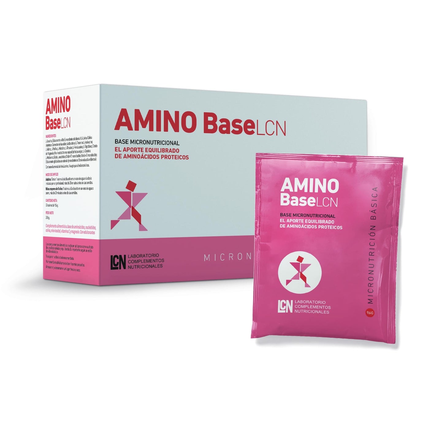 Amino Base Lcn 30 Sobres Sabor Frutos Rojos Lcn