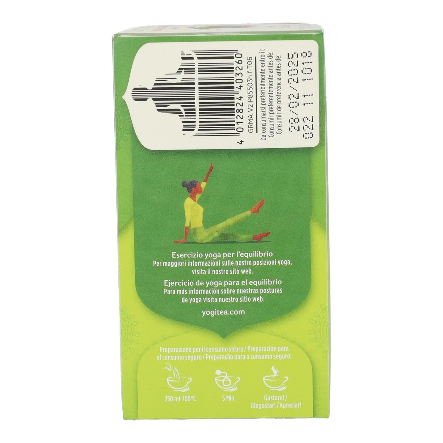 Yogi Tea BIO Té verde y Matcha limón, 17 bolsitas