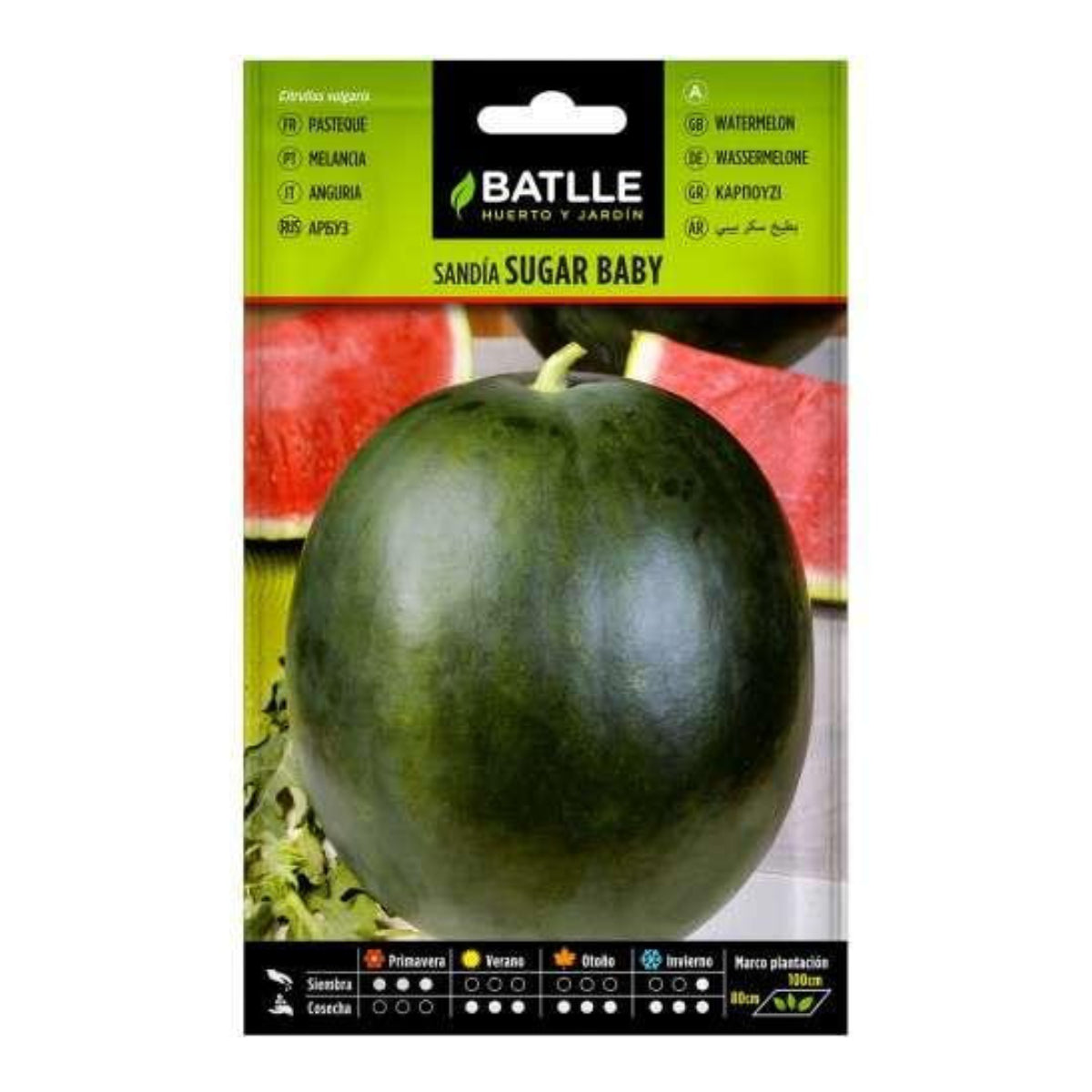 Semillas de Sandía Sugar baby Batlle