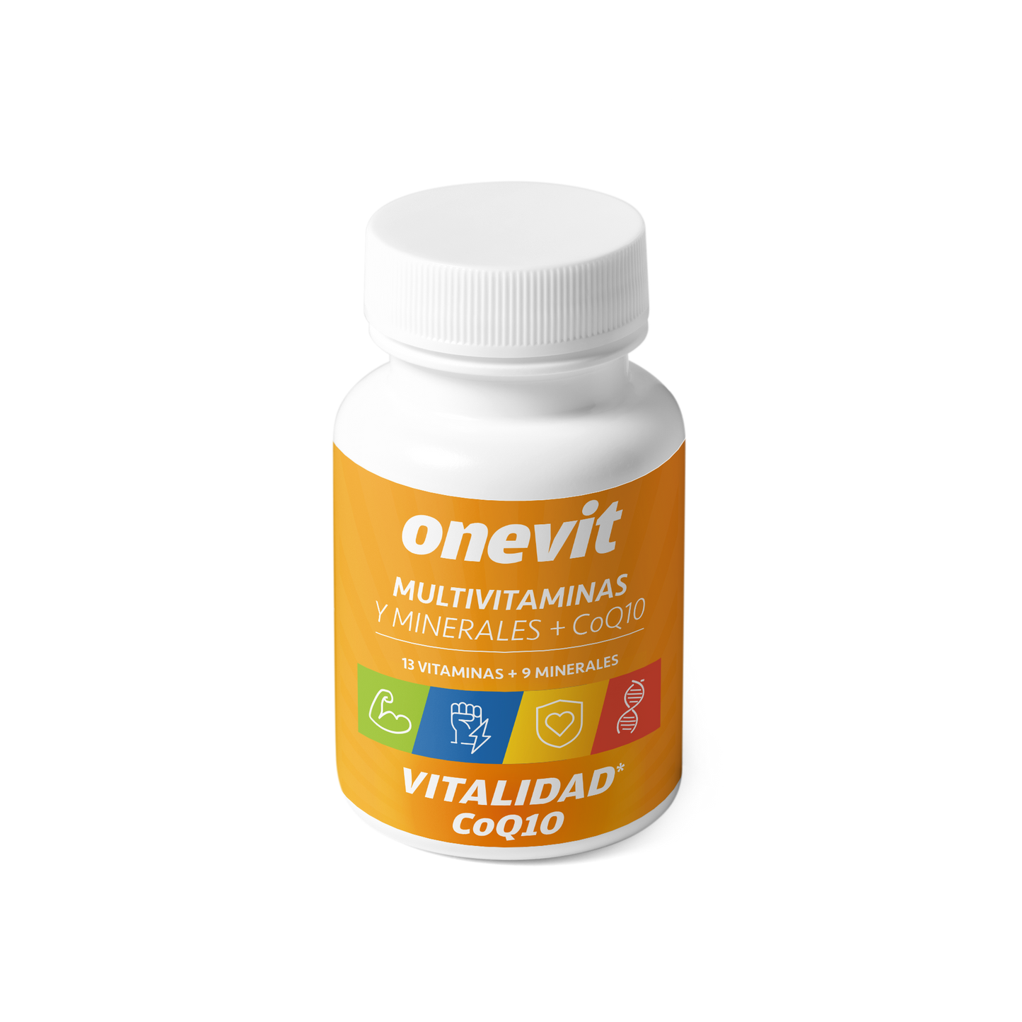 Onevit Vitalidad Multivitaminas y Minerales + CoQ10 45caps.