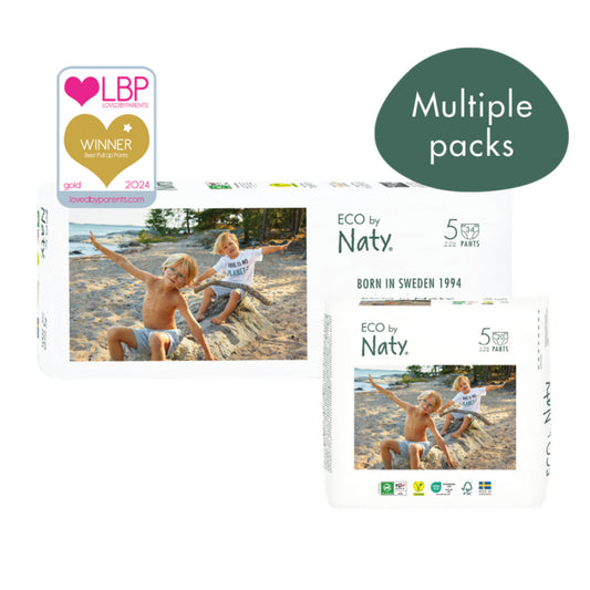 Pack Bragapañal Nº 5 Naty 12-18 kg 40 uds