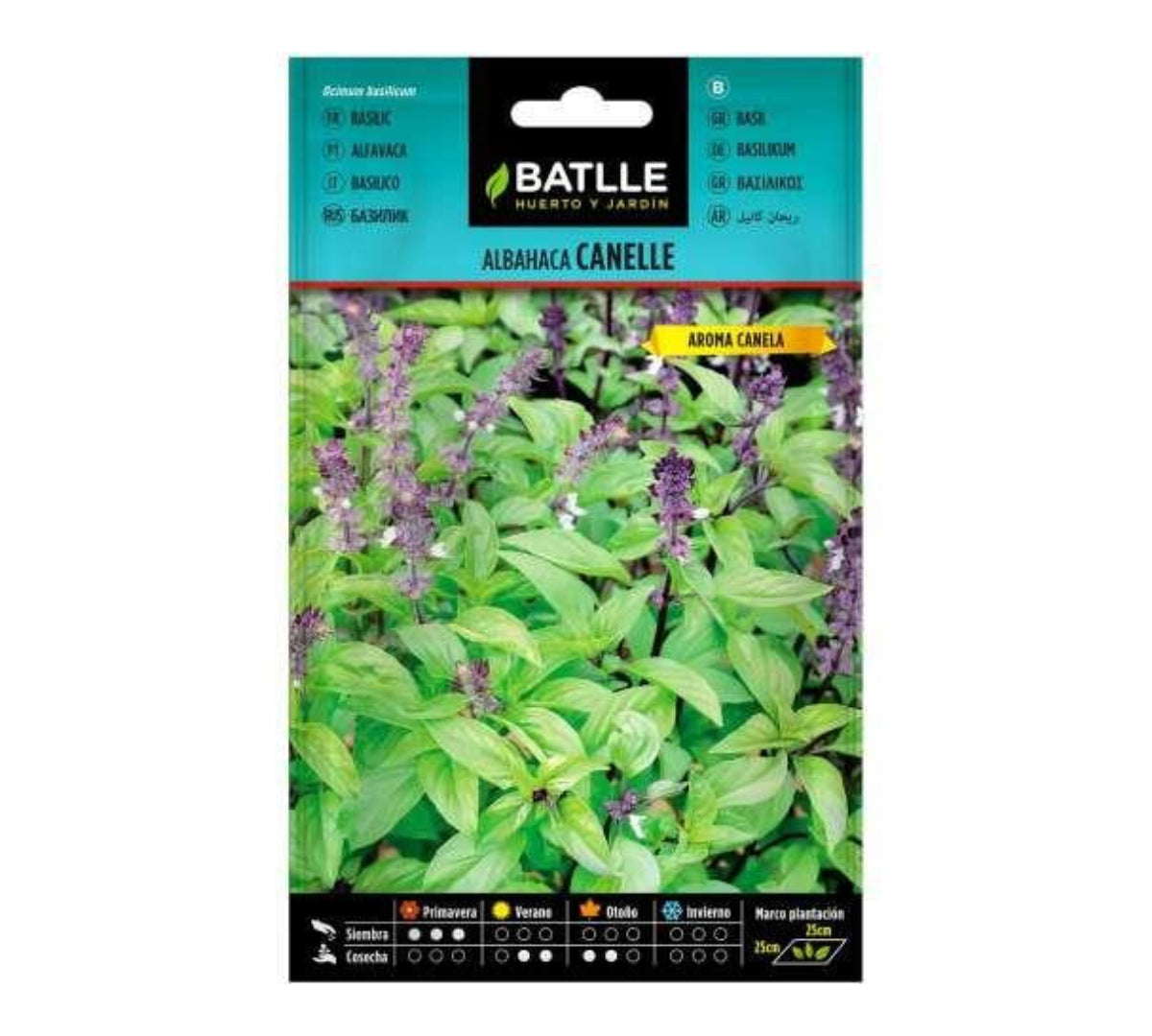 Semillas de Albahaca Cannelle Batlle