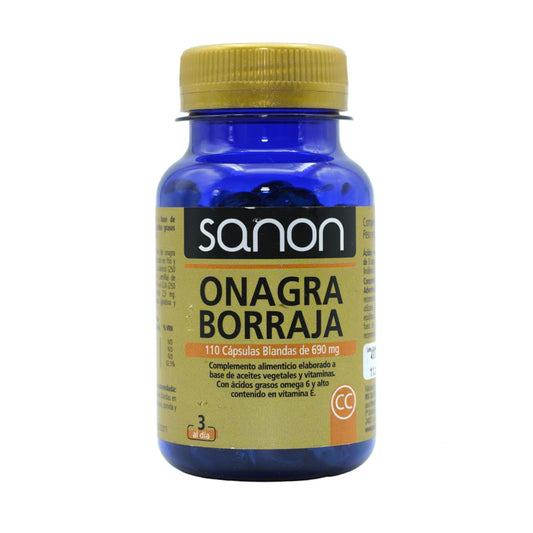 Onagra-Borraja SANON 110 perlas de 690 mg