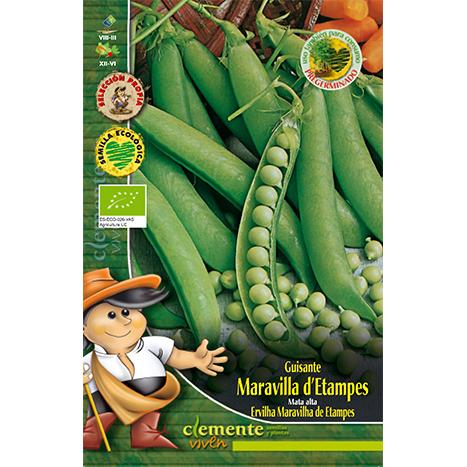 Semillas ecológicas de Guisante Maravilla De Etampes