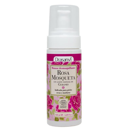 Mousse Desmaquillante Rosa Mosqueta Ecocert Bio Drasanvi 150 ml