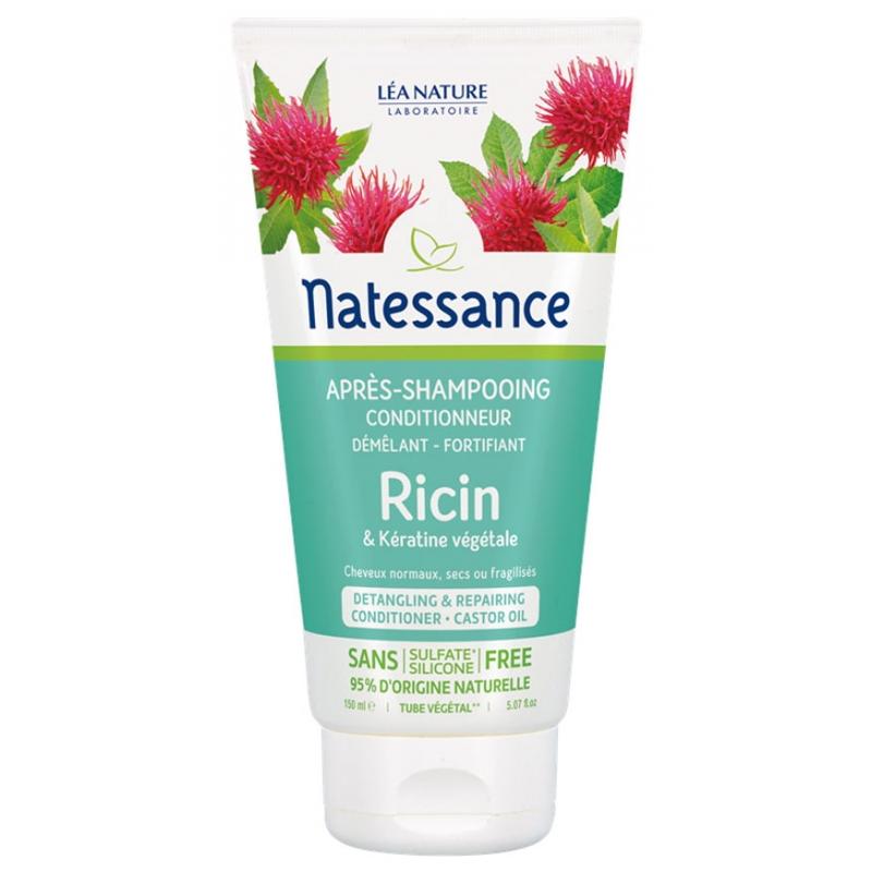 Acondicionador de Ricino con Queratina vegetal Natessance 150 ml