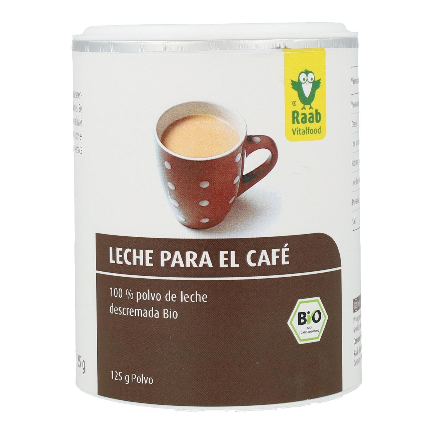 Leche en polvo Bio Raab 125 gr