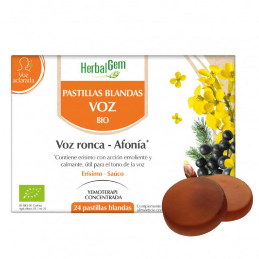 Pastillas blandas voz Bio 24 Gom