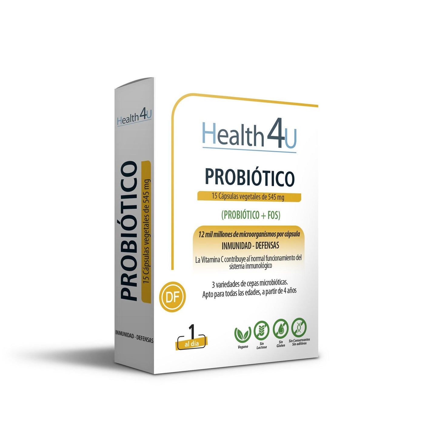 Probiótico 545mg H4U 15 cápsulas vegetales