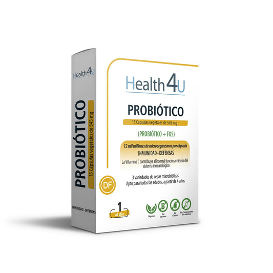 Probiótico 545mg H4U 15 cápsulas vegetales