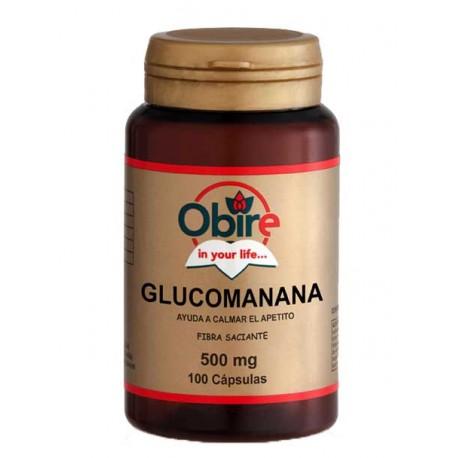 Glucomanano 500 mg Obire, 100 cápsulas