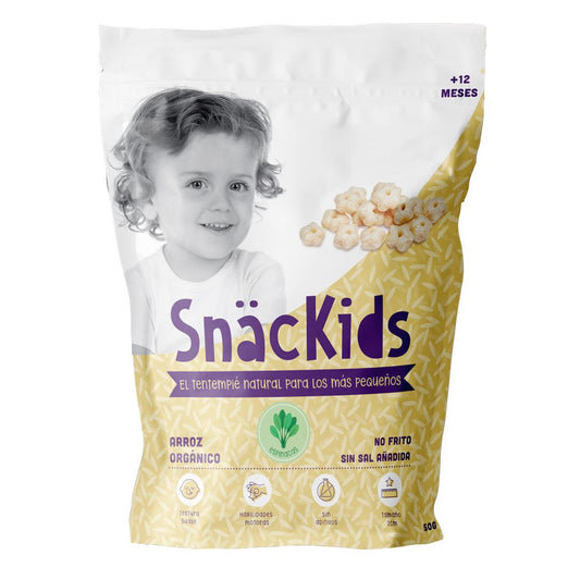 Snack ecológico para bebé +12 meses  Estrellas Arróz y Espinacas
