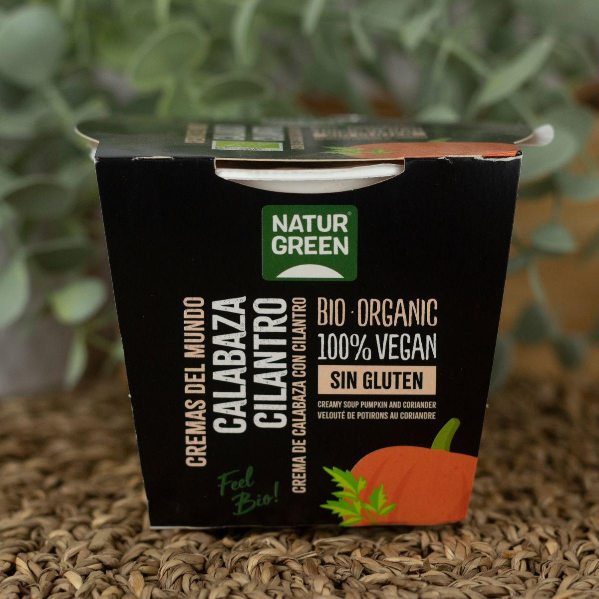 Crema de Calabaza y Cilantro Naturgreen, 310 g