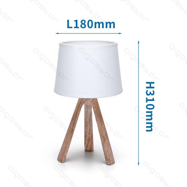 Lampara de mesa de resina Aigostar GRIS