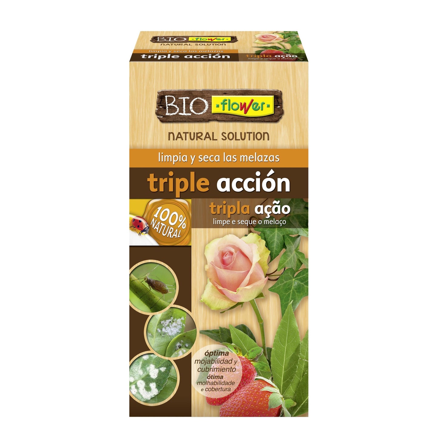 Triple acción contra Insectos, Melazas y Hongos BioFlower