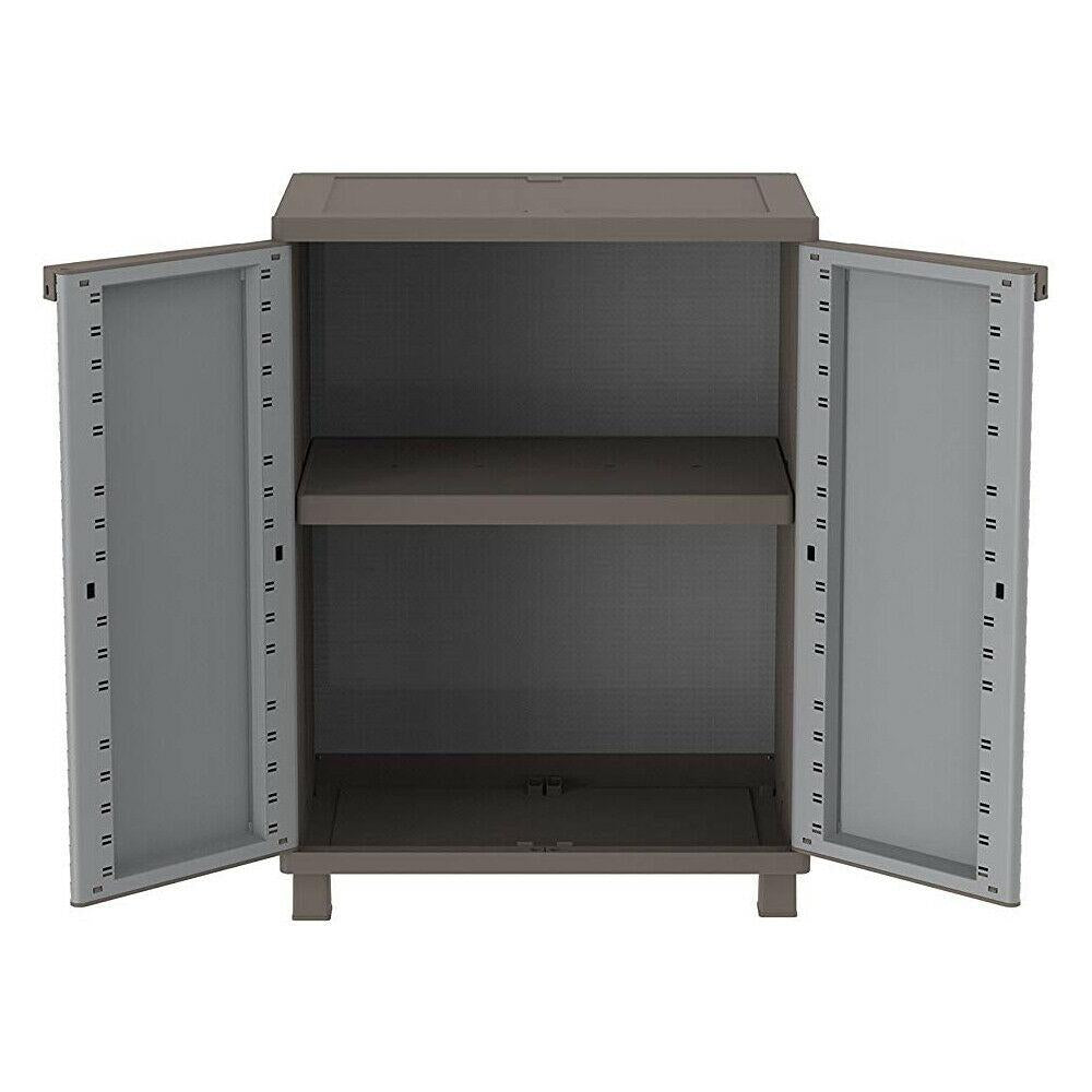 Armario de resina J-Rattan Bajo 68x37,5x91,5 cm