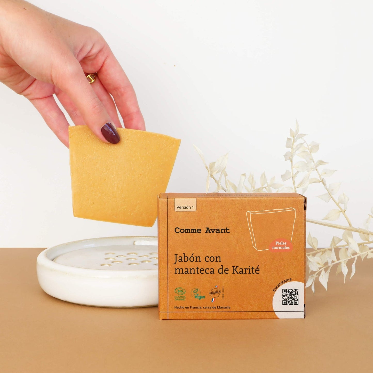 Jabón de manteca de karité Comme Avant 100 g