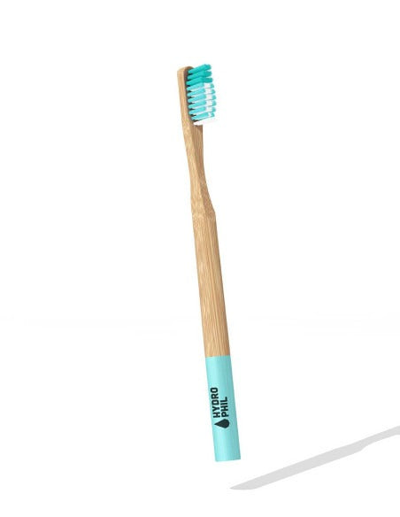 Cepillo dientes bambú profesional suave, color natural/ mar Caribe