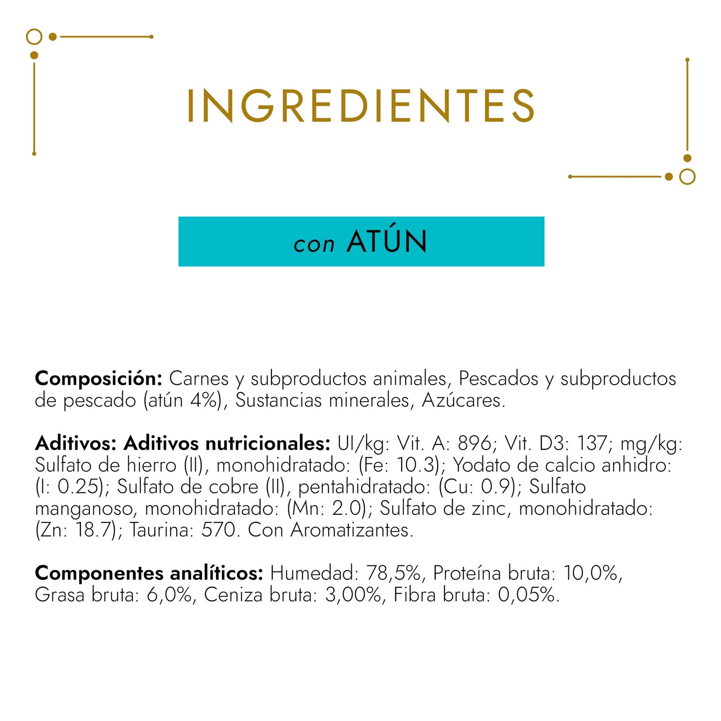GOURMET GOLD Fondant Atún Comida húmeda 85gr