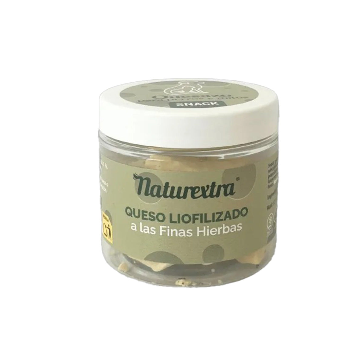 Snack de queso liofilizado con finas hierbas 60 g NaturExtra