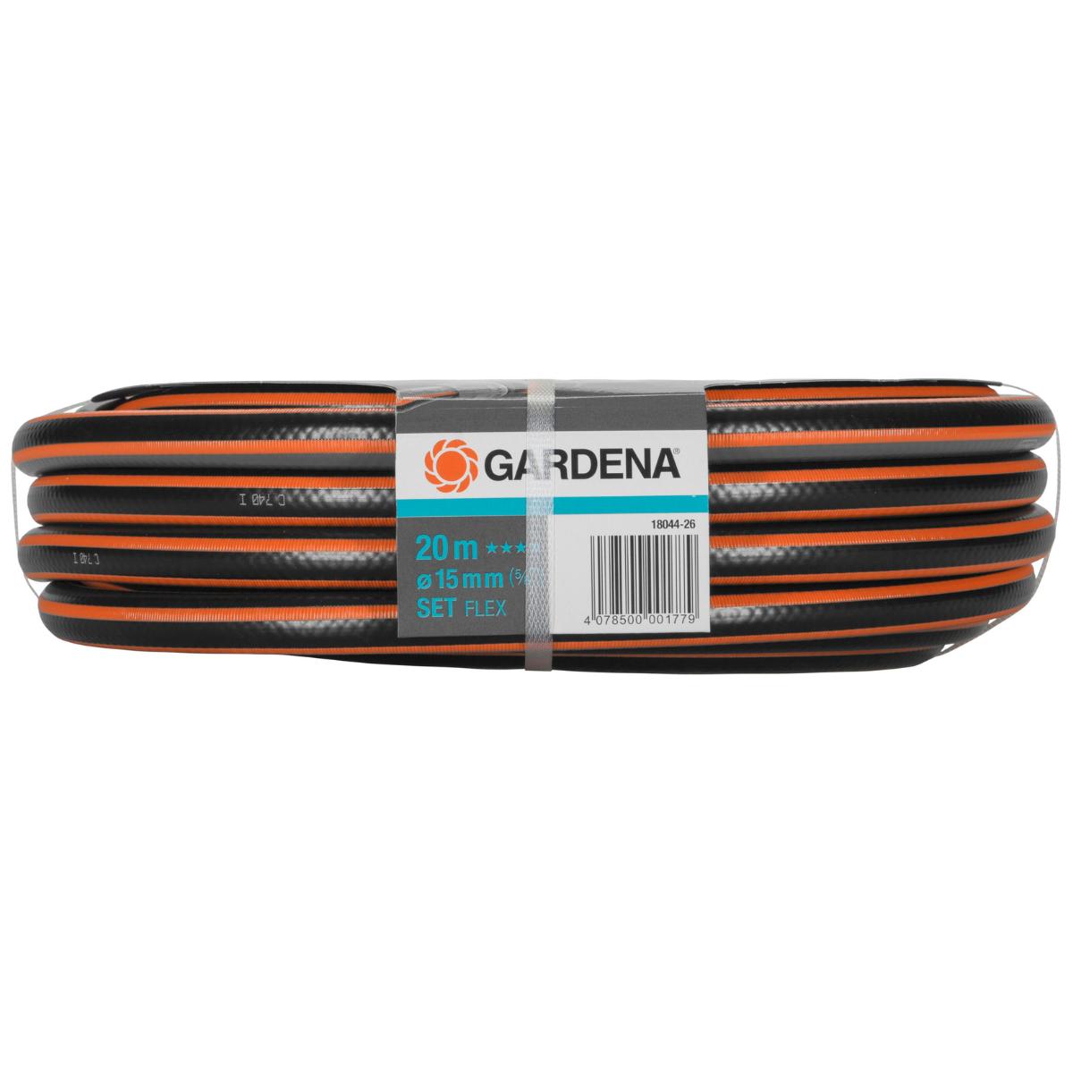 Set manguera flex Gardena 15mm 20m