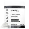 L-Glutamina 5000 mg Hivital 750 gramos de polvo vegano