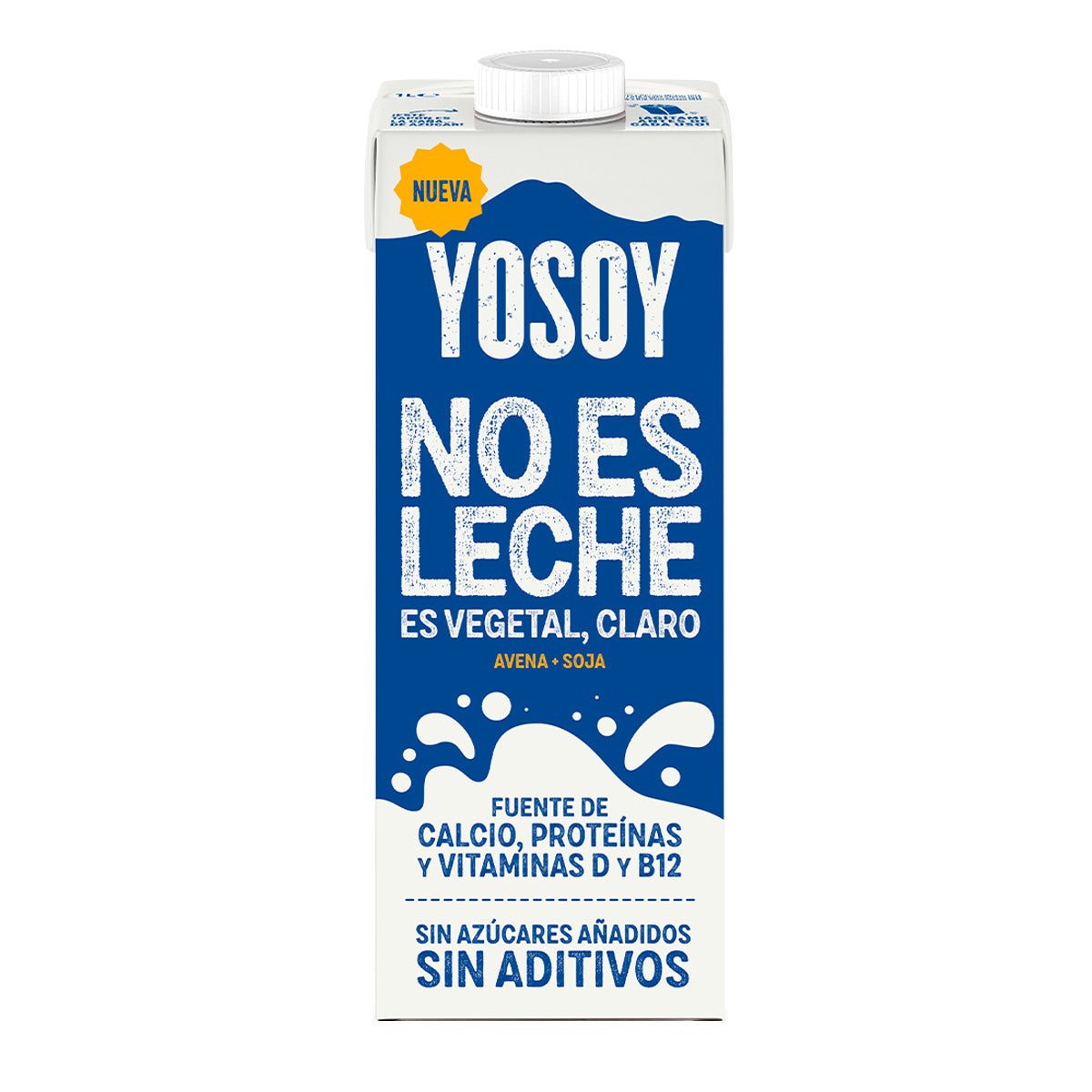 Bebida YOSOY NO ES LECHE de Avena y Soja sin gluten YOSOY 1L