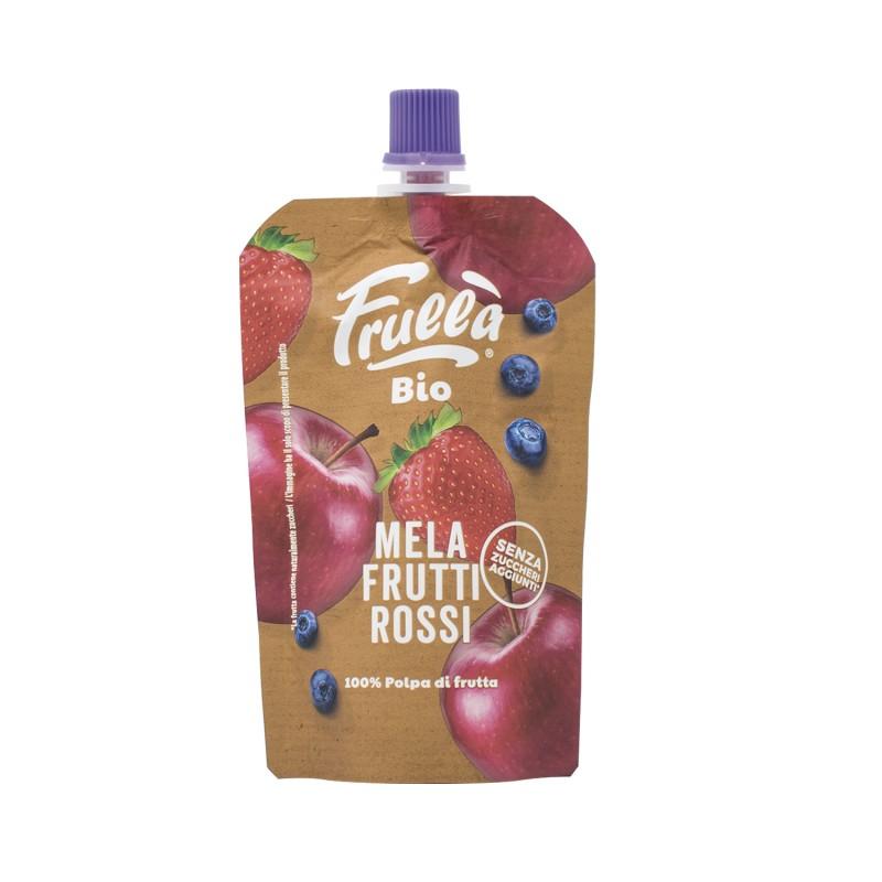 Puré de manzana, arándanos y fresa Doypack Frullà 1 ud de 100 g