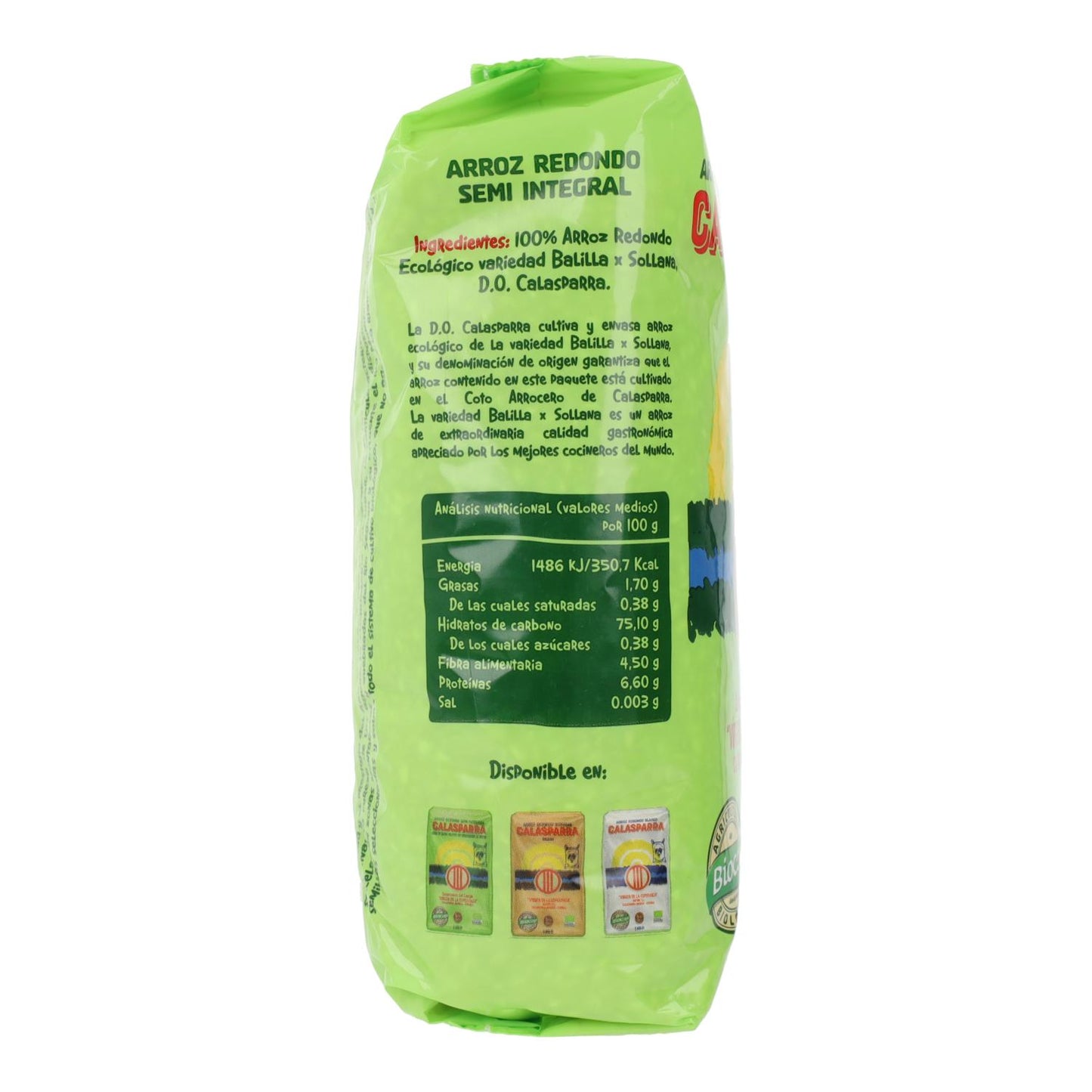 Arroz Semi Integral Calasparra Biocop 1Kg