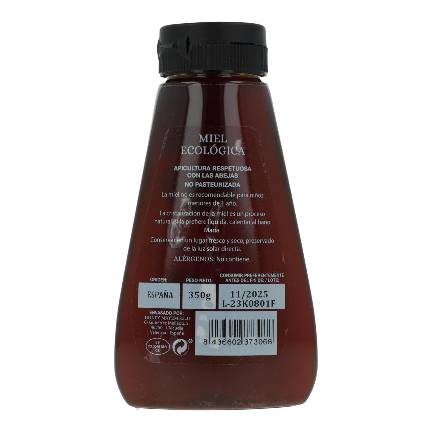 Miel castaño bio Mayem antigoteo 350 g