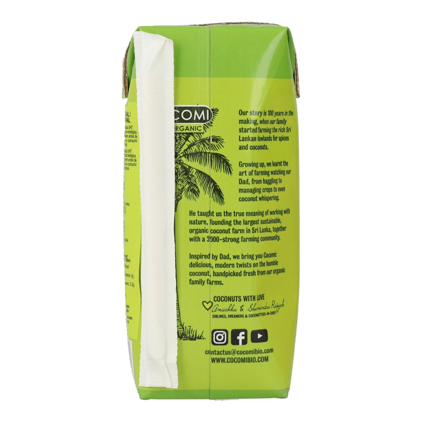 Agua de coco natural Cocomi 330 ml
