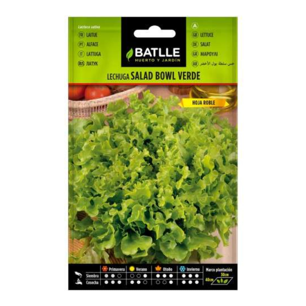 Semillas de Lechuga Salad Bowl Verde Batlle