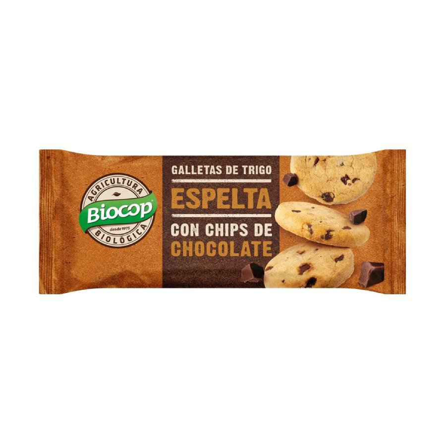 Pack 6 uds Galletas de Espelta con Chips de Chocolate Biocop 32 g