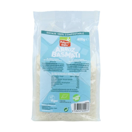 Arroz Basmati pulido La Finestra Sul Cielo 400 g