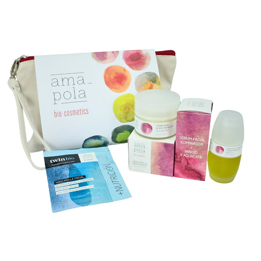 Cofre Navidad iluminador piel mixta, Amapola