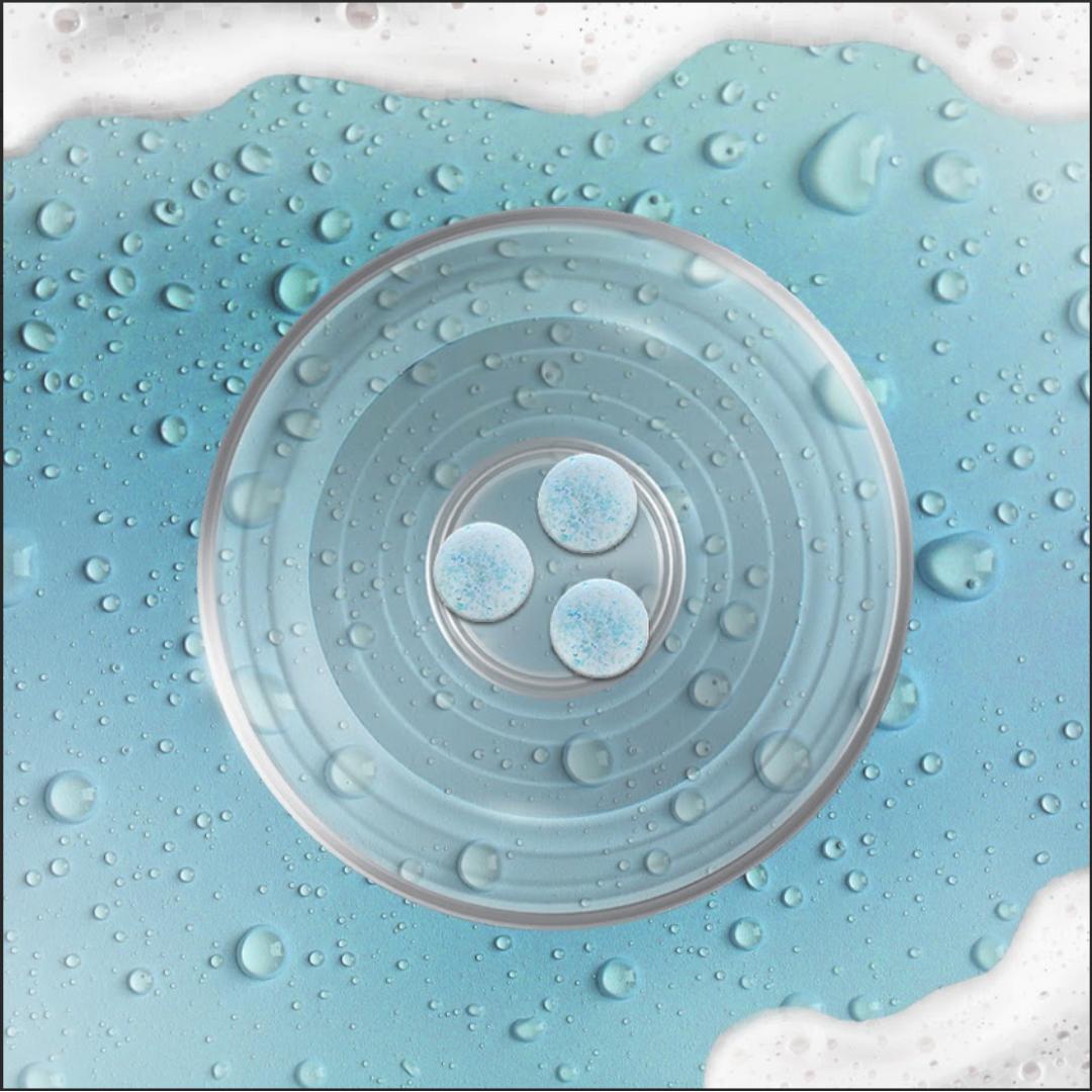 Botella de aluminio + una pastilla limpiacristales ecológica Neletab