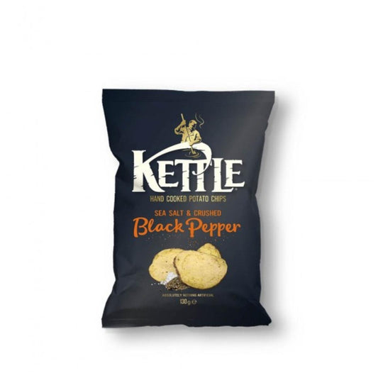 Patatas fritas con sal marina y pimienta negra  Kettle 130g