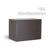 Baul de jardín Wood 190 L Plastiken