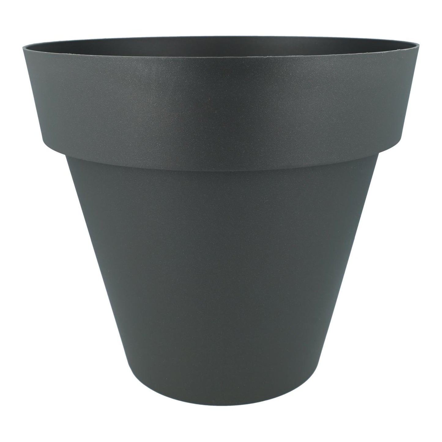 Maceta tes color antracita Plastiken D 26 x 24