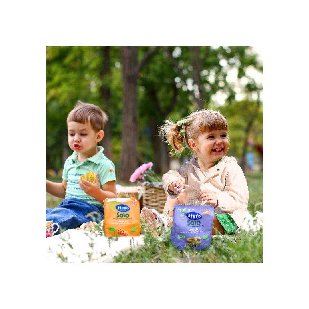 Pack 7x Snacks de Zanahorias y Maíz Eco 40 g-Hero Solo