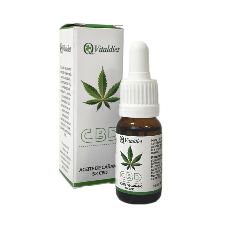 Aceite De Cañamo Cbd 5% Vitaldiet 10 Ml