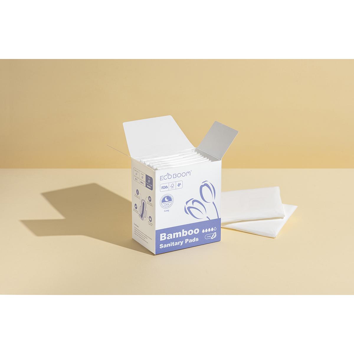 Compresa fibra de bambú biodegradable Súper Ecoboom 8 uds