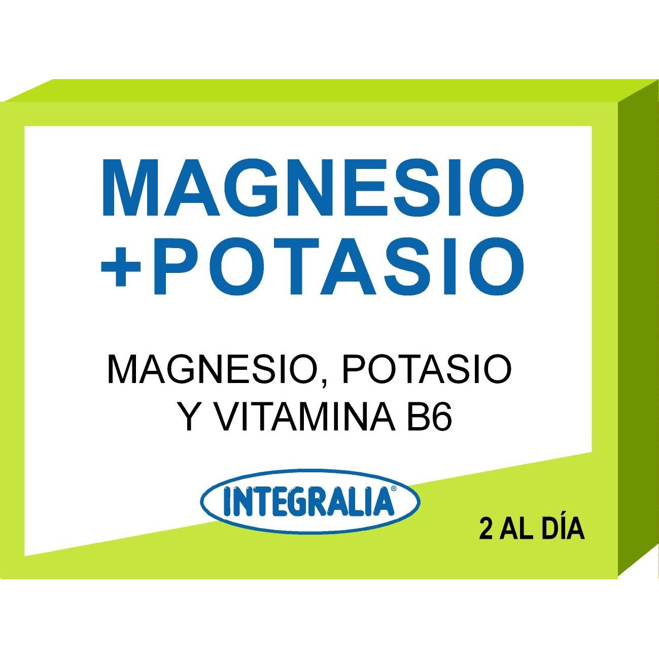 Magnesio + Potasio + Vitamina  B6 Integralia 60 Caps