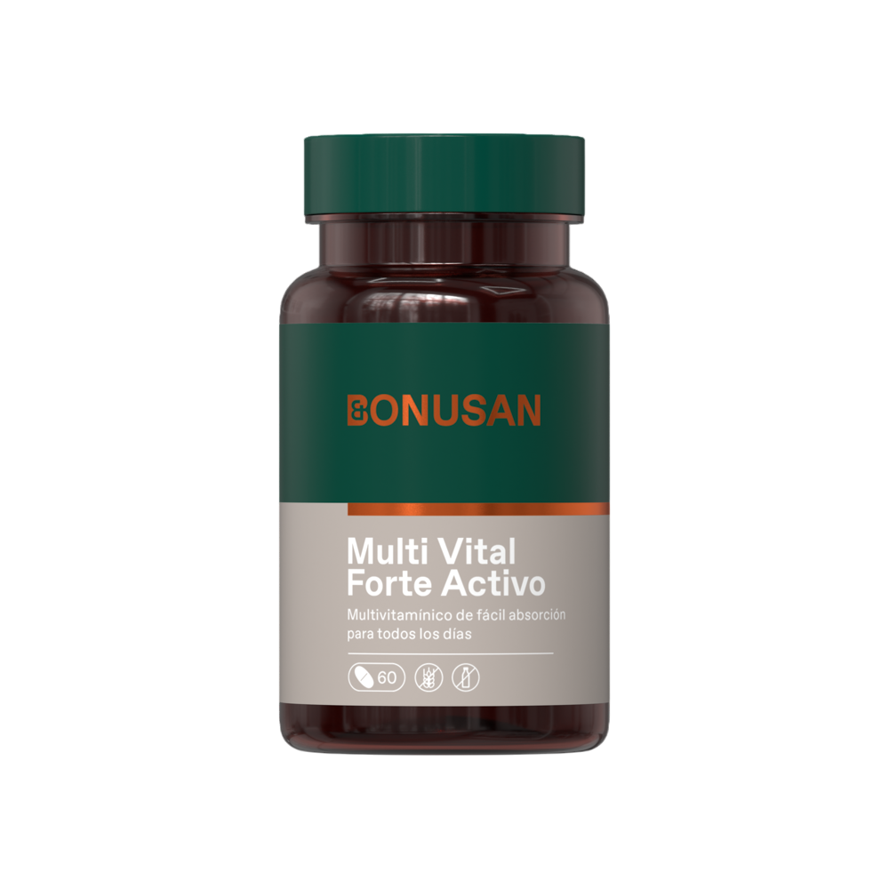 Pack 2x Multivital Forte Activo, Bonusan, 60 Tabletas
