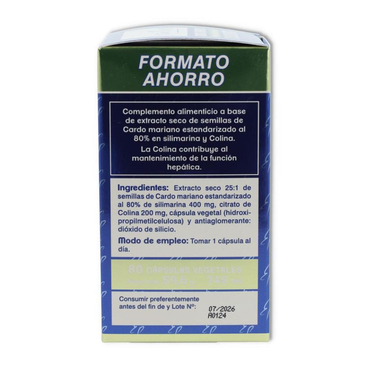 Cardo Mariano formato ahorro, Tongil, 80 cápsulas