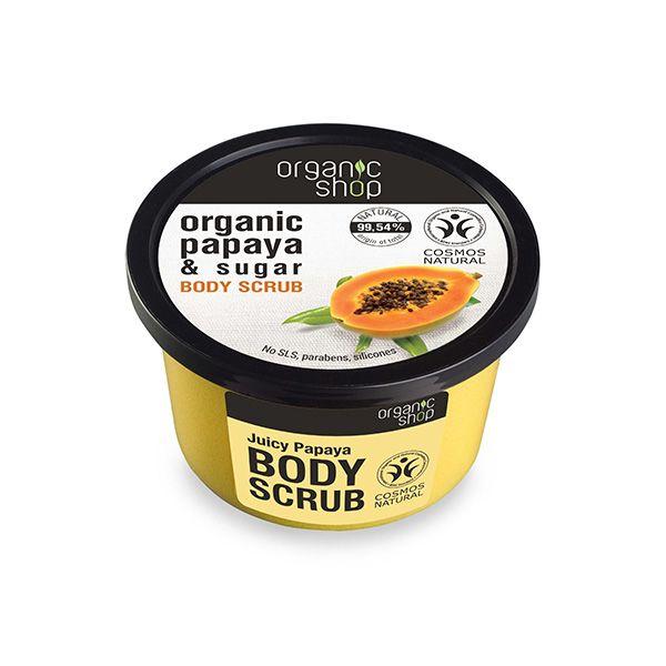 Exfoliante Corporal Jugosa Papaya Organic Shop 250 ml