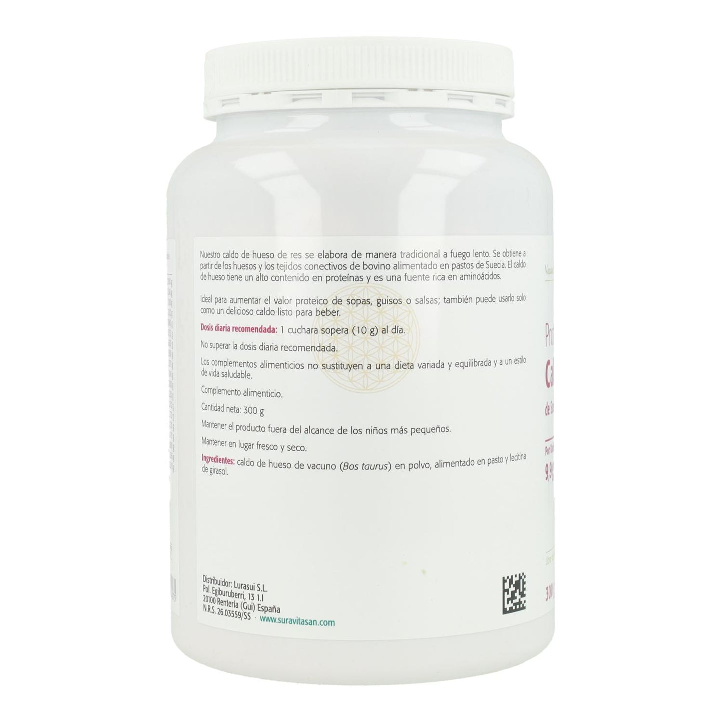 Proteína de caldo de hueso 300 g Sura Vitasan
