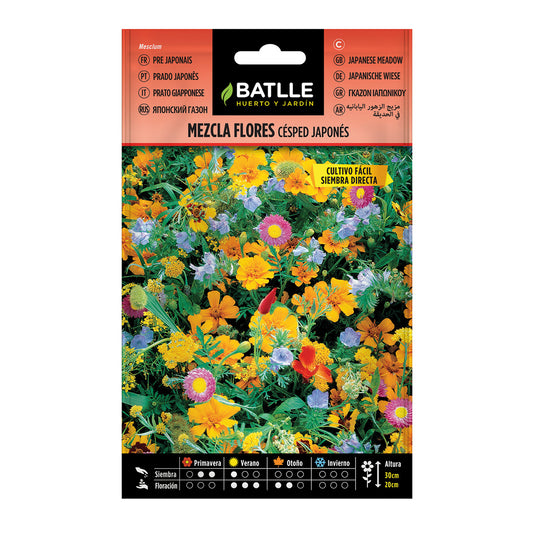 Semillas de Mezcla de Flores césped japonés Batlle